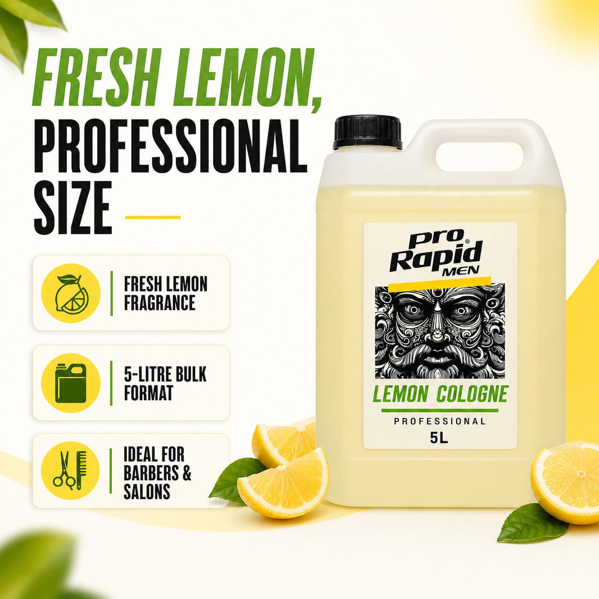 ProRapid Lemon Cologne 5L benefits