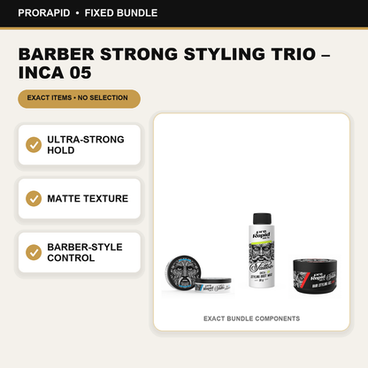 ProRapid INCA 05 trio contents and styling benefits