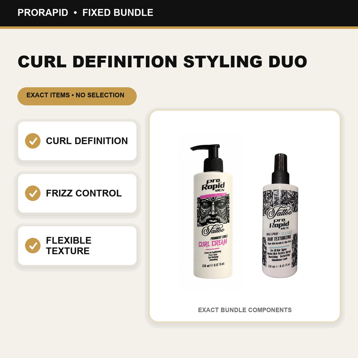 ProRapid Curl Definition Styling Duo key benefits and included ProRapid products