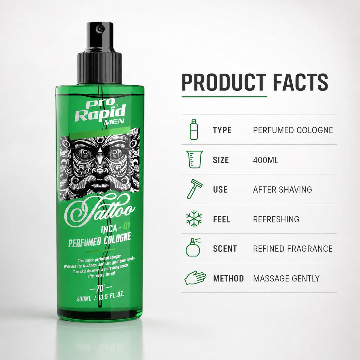 ProRapid INCA 01 400ml product facts