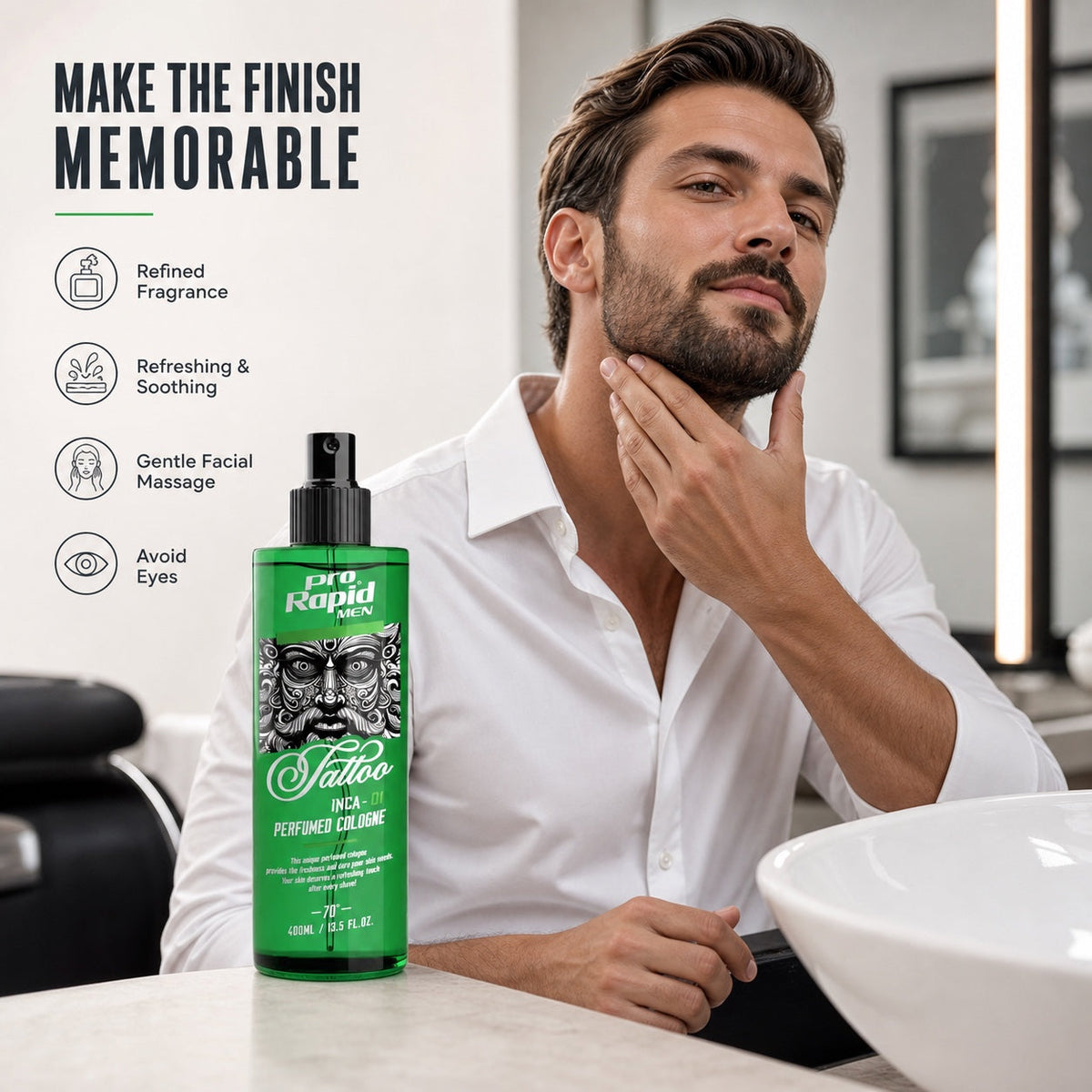 ProRapid INCA 01 barbershop lifestyle