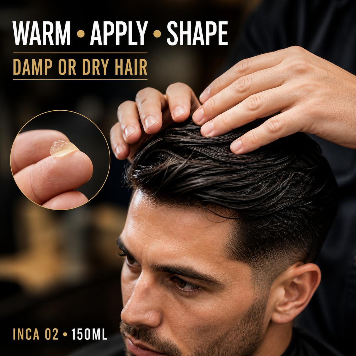 How to apply ProRapid INCA 02 lightly tinted shine styling wax