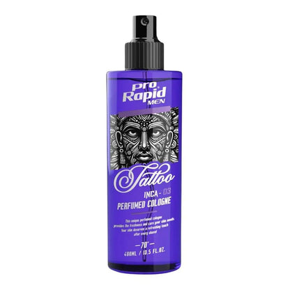 ProRapid INCA 03 Tattoo After Shave Cologne 400ml purple bottle