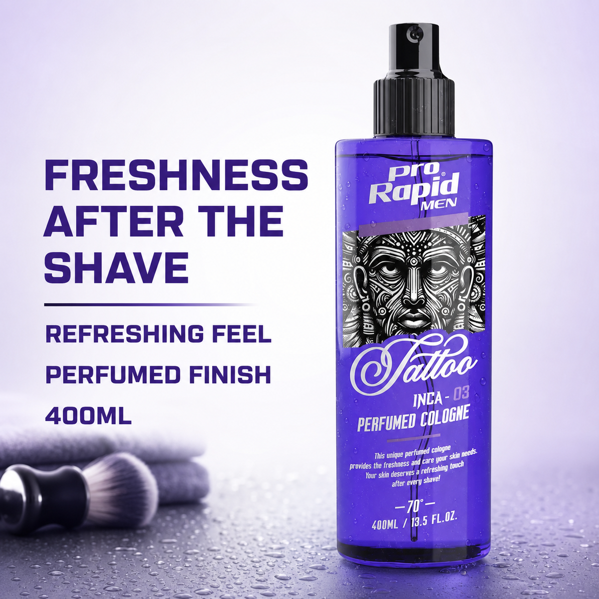 ProRapid INCA 03 refreshing post-shave benefits