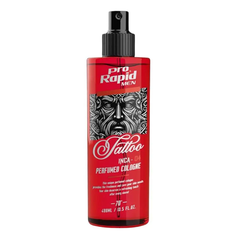 ProRapid INCA 04 Tattoo After Shave Cologne 400ml red bottle