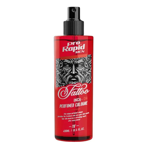ProRapid INCA 04 Tattoo After Shave Cologne 400ml red bottle