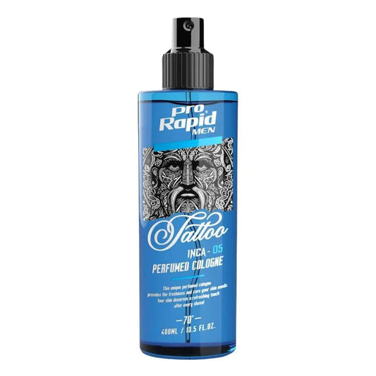 ProRapid INCA 05 Tattoo After Shave Cologne 400ml blue bottle