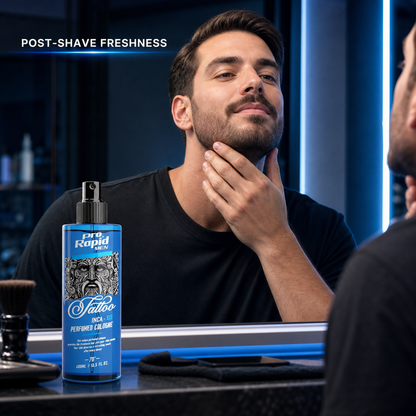 ProRapid INCA 05 post-shave application in a barbershop