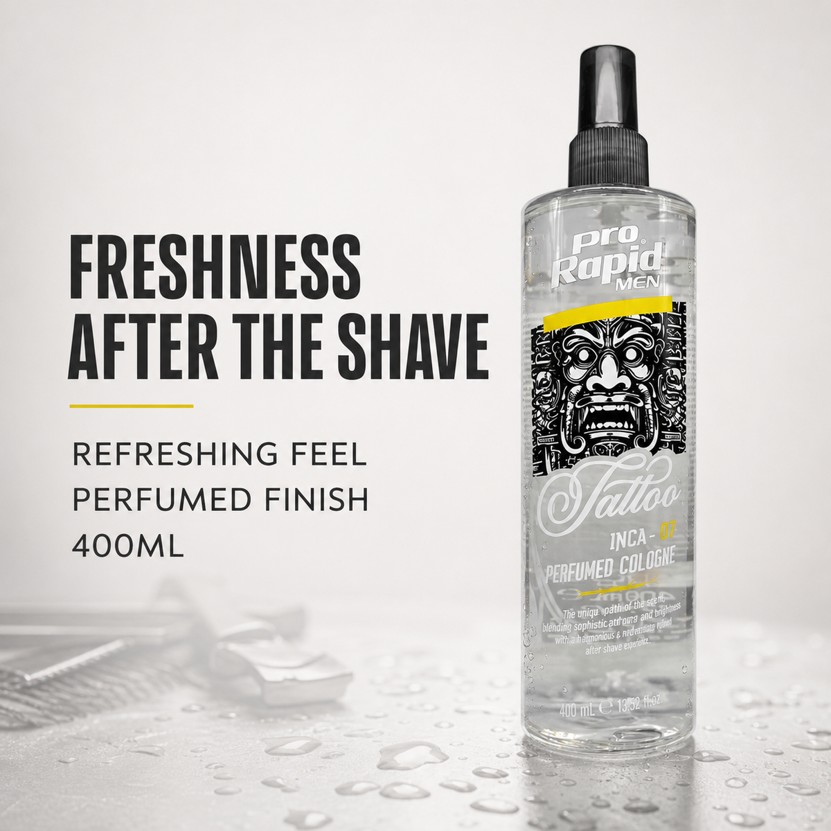 ProRapid INCA 07 refreshing post-shave benefits