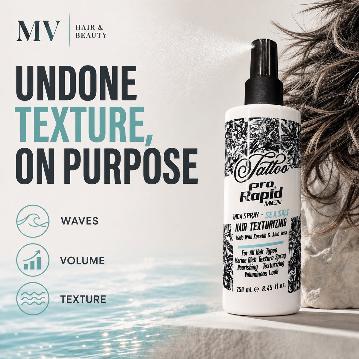 ProRapid Sea Salt Texturizing Spray performance
