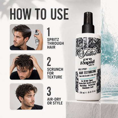 How to use ProRapid Sea Salt Texturizing Spray