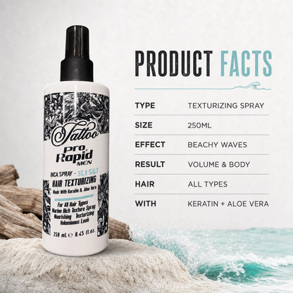 ProRapid Sea Salt Texturizing Spray product facts