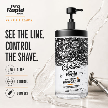 ProRapid Shaving Gel glide and control
