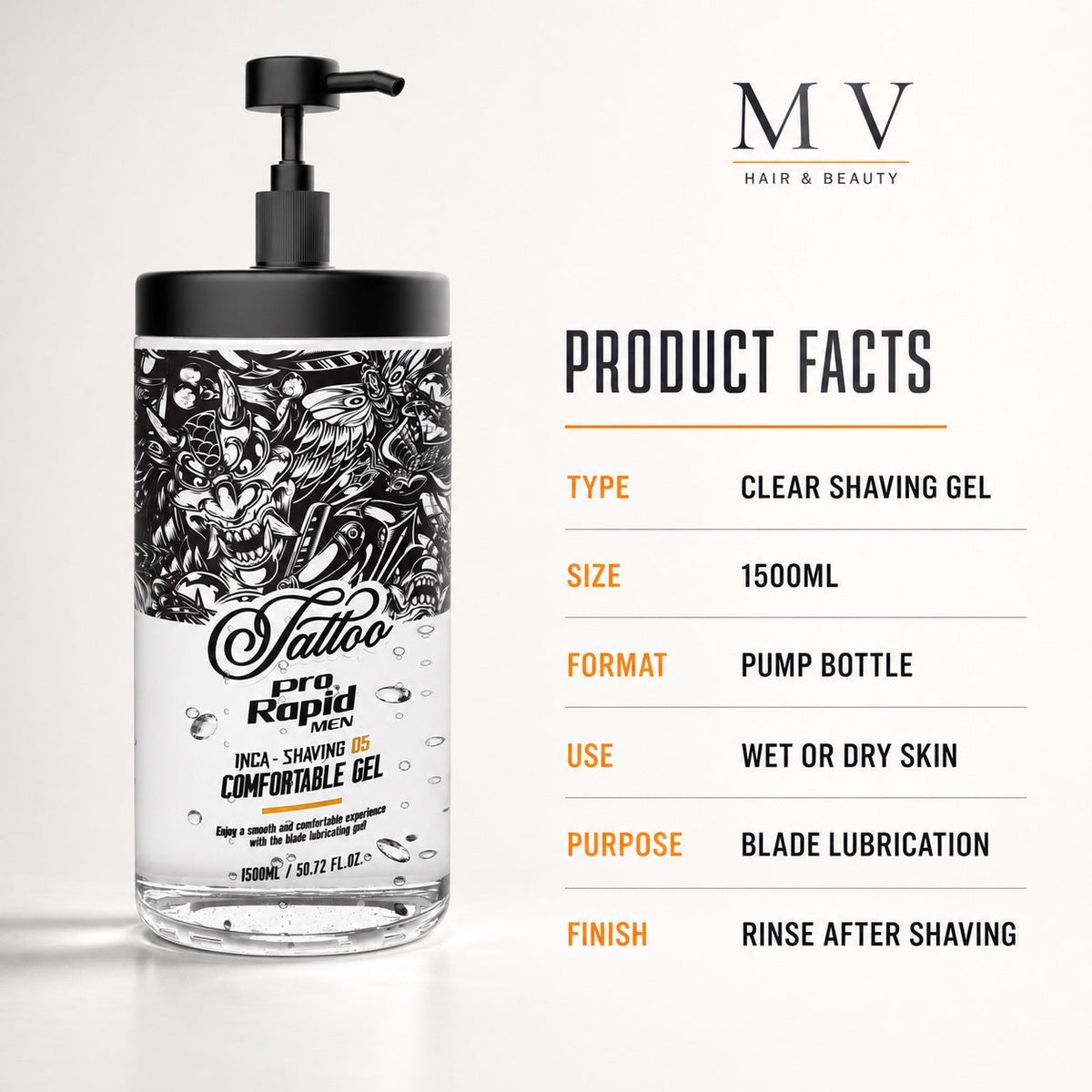 ProRapid Shaving Gel product facts