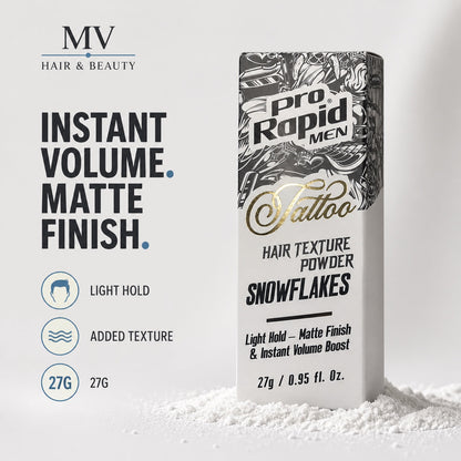 ProRapid Snowflakes Powder 27g instant volume and matte finish benefits