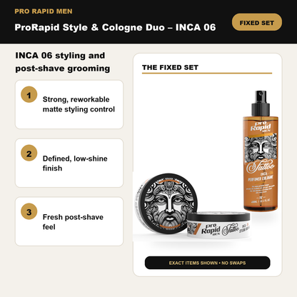 ProRapid Style & Cologne Duo – INCA 06 key benefits and included ProRapid products