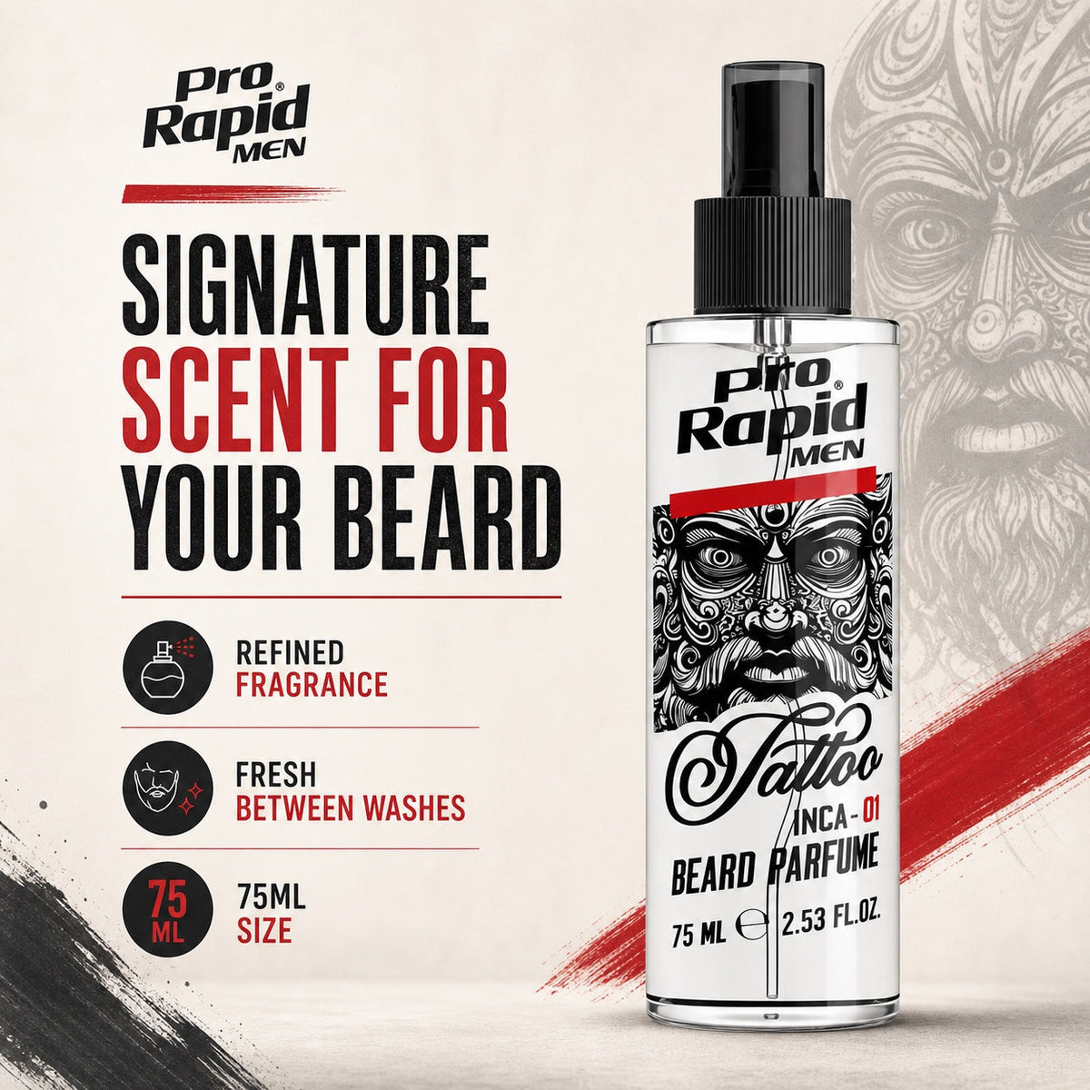 PRORAPID TATTOO BEARD PARFUME 75ml