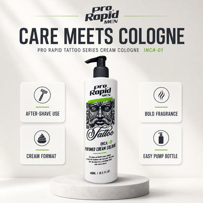 ProRapid Tattoo Series Cream Cologne features