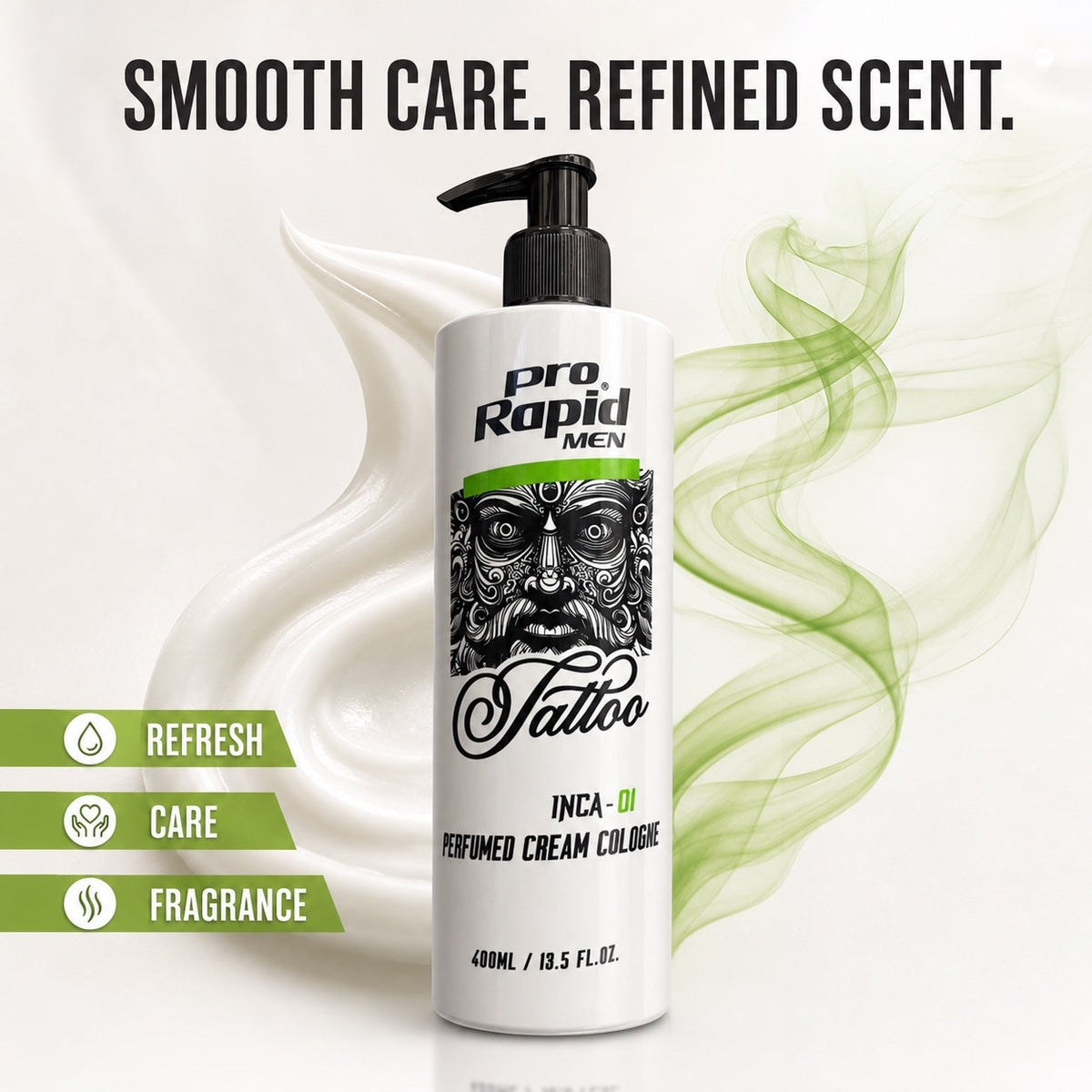 ProRapid Tattoo Series Cream Cologne texture and fragrance