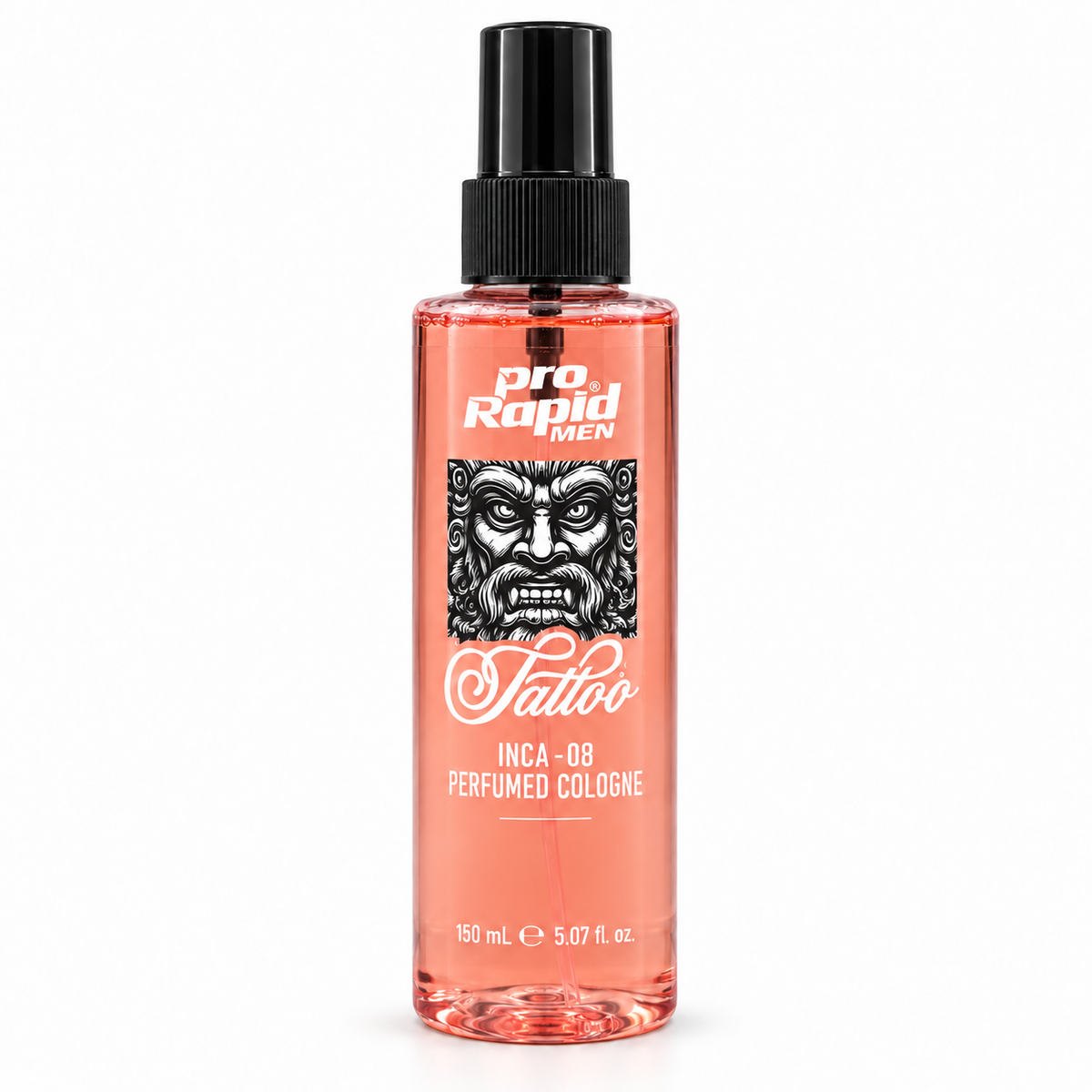 ProRapid INCA 08 Tattoo Perfumed Cologne Spray 150ml on a white background