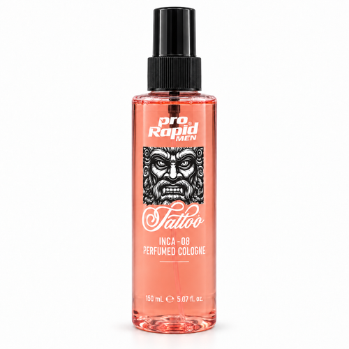 ProRapid INCA 08 Tattoo Perfumed Cologne Spray 150ml on a white background